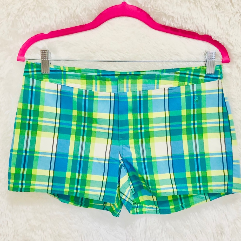 abercrombie women’s swim shorts size cut off